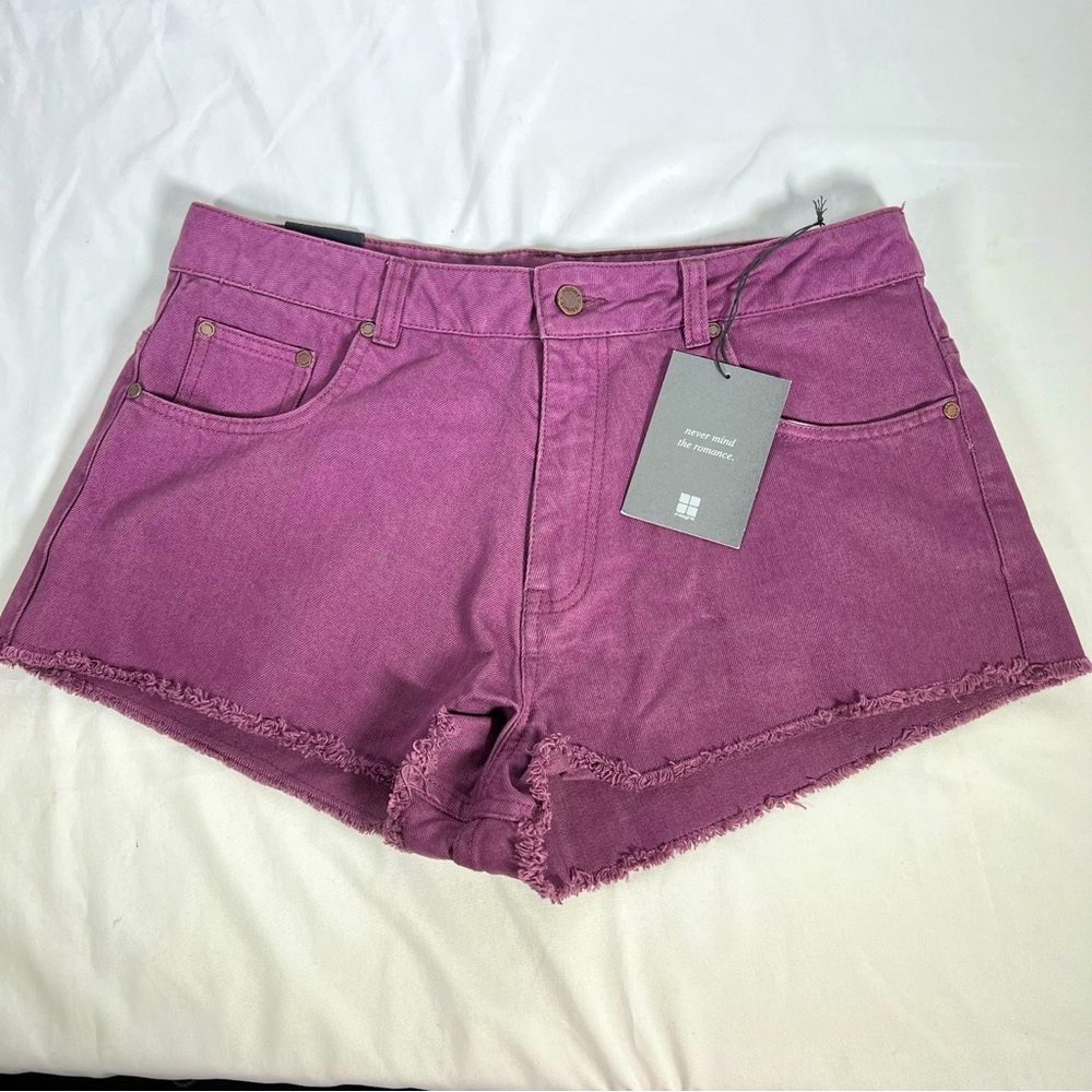NEW NWT Pac Sun INSIGHT Spokes Denim Jean Daisy Dukes Short Shorts Size 10
